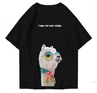 Hi VABA Oversized Alpaca Tshirt | Kaos Streetwear Unisex Tee