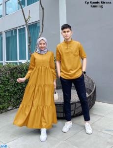 Cp Gamis Kirana Kuning