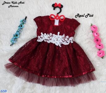 Dress Kids Asti maroon