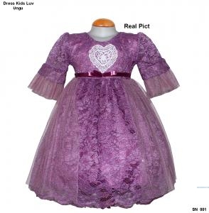 Dress Kids Luv ungu