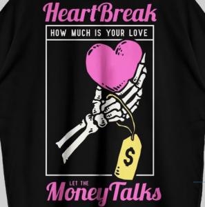 VABA Oversized HeartBreak Tshirt | Kaos Streetwear Unisex Tee