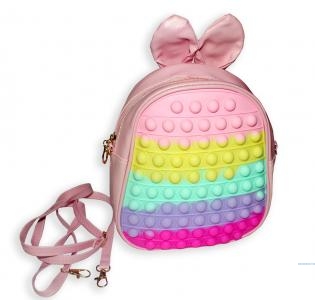 Tas Ransel Pop it bunny pink