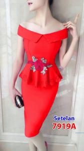 Setelan import 7919A red