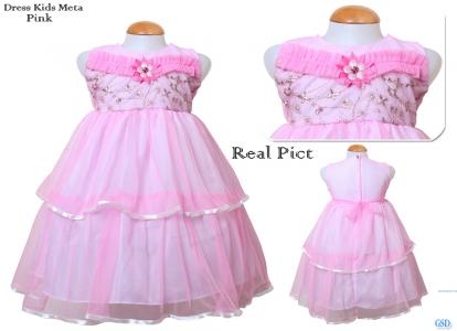 Dress Kids Meta pink