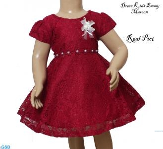 Dress Kids emmy maroon