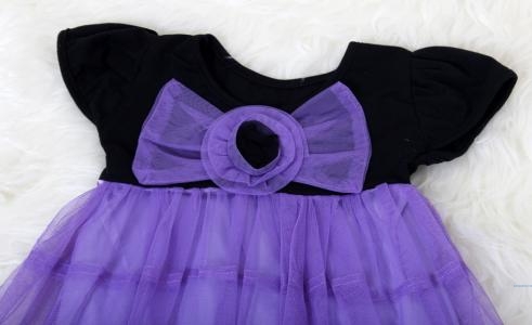 Dress kids quisi ungu