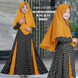 Syari Diana Polkadot armi