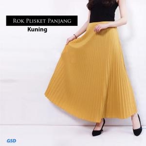 Rok kulot prisket kuning