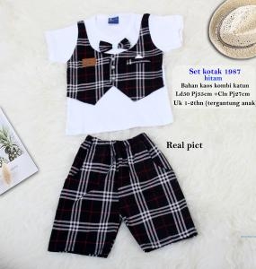 Set kotak 1987 hitam