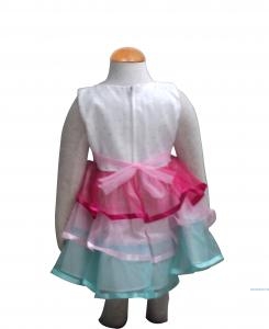 Dress kids olive soft pink