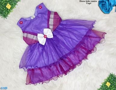 Dress kids yunita ungu