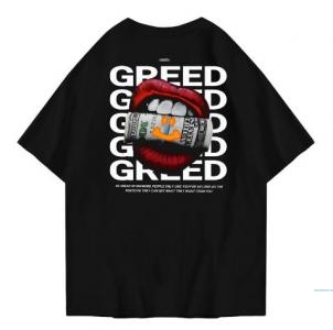 Hi VABA Oversized Greed Tshirt | Kaos Streetwear Unisex Tee