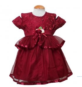 Dress Kids Sonia Maroon