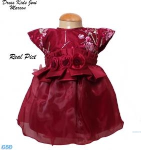 Dress Kids Jeni maroon