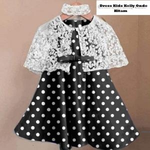 Dress Kids Kelly Onde Hitam