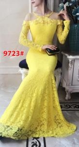 Longdress import 9723 kuning