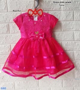 Dress kids wiwik red