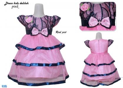 Dress kids delilah pink