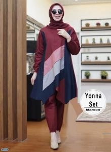 Set yonna maroon