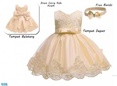 Dress Corry Kids Krem