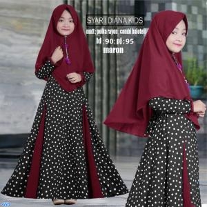 Syari Diana Polkadot armi