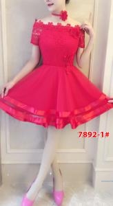 Dress import 7892-1 red