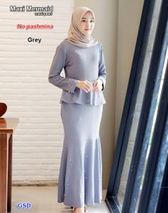 Maxi mermaid grey-maxi pearl