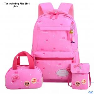 Tas saiming pita 3in1 pink