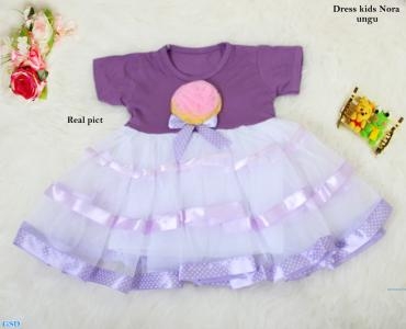 Dress kids nora ungu