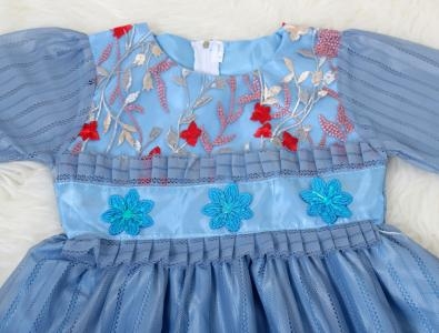 Dress kids venesia biru