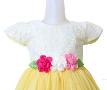 Dress kids penguin kuning