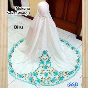 Mukena sekar wangi biru