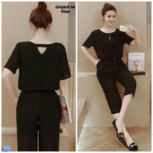 Jumpsuit ina hitam