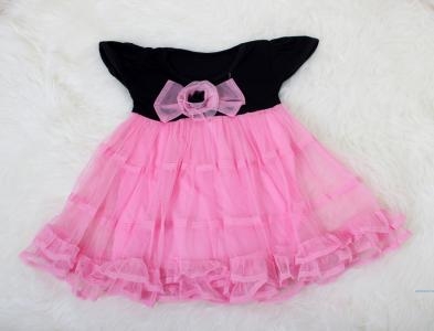 Dress kids quisi soft pink