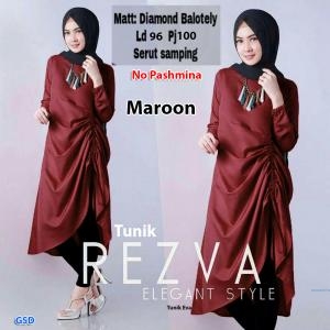 Rezva tunik maroon-tunik eva