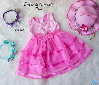 Dress kids moniq soft pink