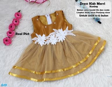 Dress Kids Merri kuning