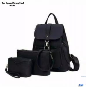 Tas Ransel Taiga 3in1 hitam