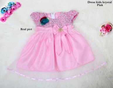 Dress kids krystal pink