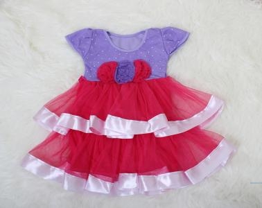 Dress kids raini ungu