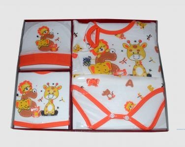 Set Bayi 3in1 Animal Oren