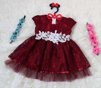 Dress Kids Asti maroon