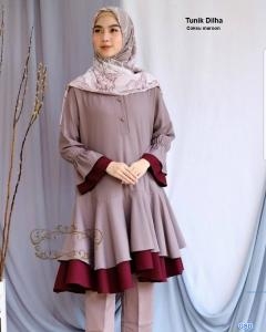 Tunik dilha coksu maroon