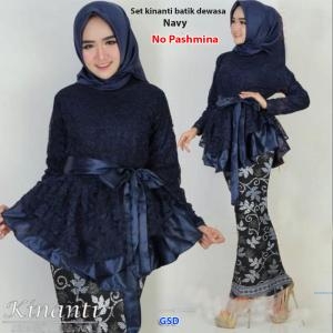 Set kinanti batik dws navy