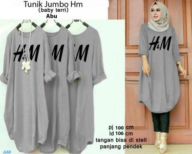 Tunik Jumbo Hm navy