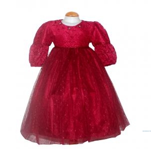 Dresss Kids doll Maroon