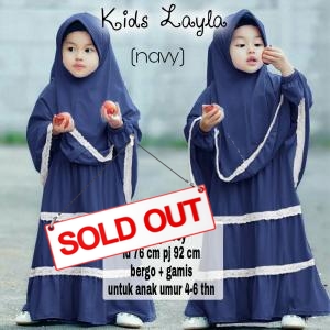 Kids layla navy-hijab lala kids