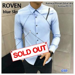 Kemeja roven blue sky-kmja P010