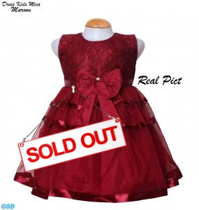 Dress Kids Mica Maroon