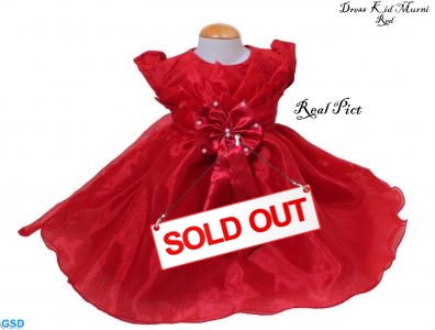 Dress Kids murni red